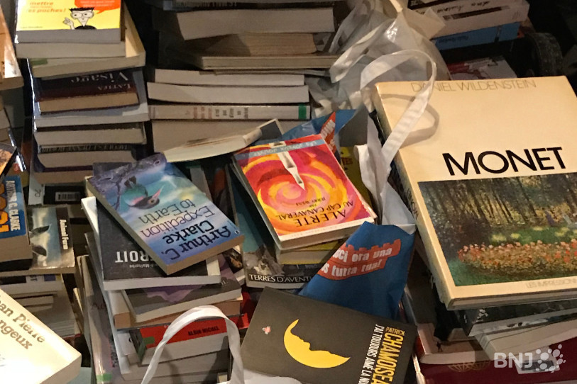 Plus de 100'000 livres de seconde main sont récoltés chaque année pour l'opération Partagerlire. Ils vivront une seconde vie dans des institutions d'utilité publique en Suisse ou ailleurs dans le monde.