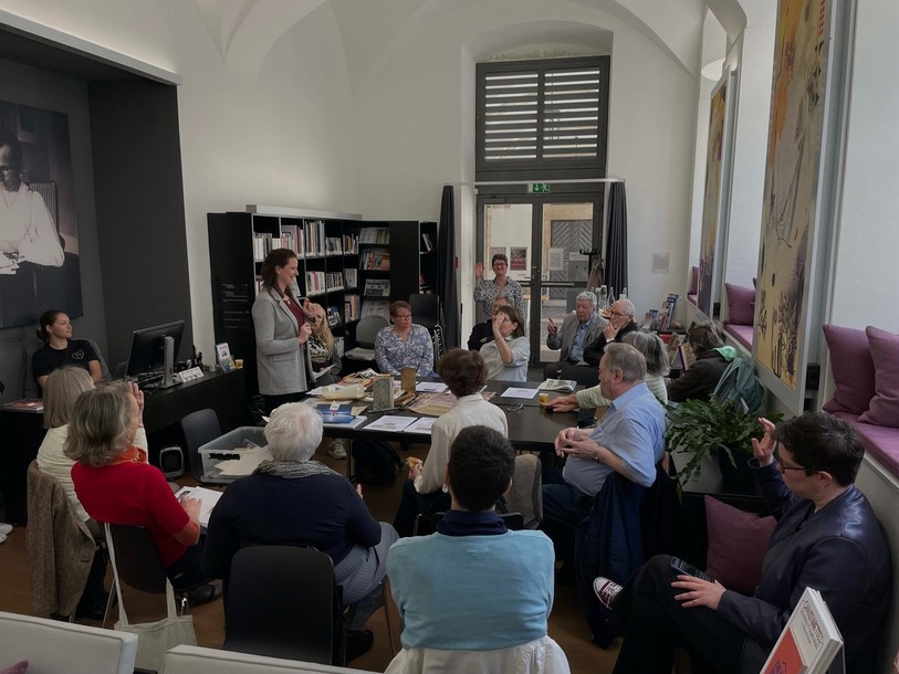 L'atelier didactique autour des parchemins s'est déroulé à l'espace Renfer à Porrentruy.
