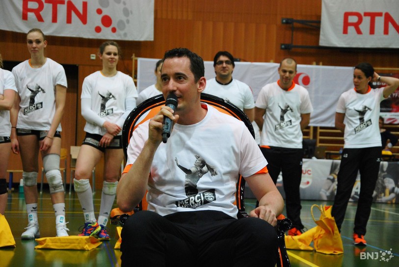 Silvan Zindel a été fêté par les joueuses du NUC.