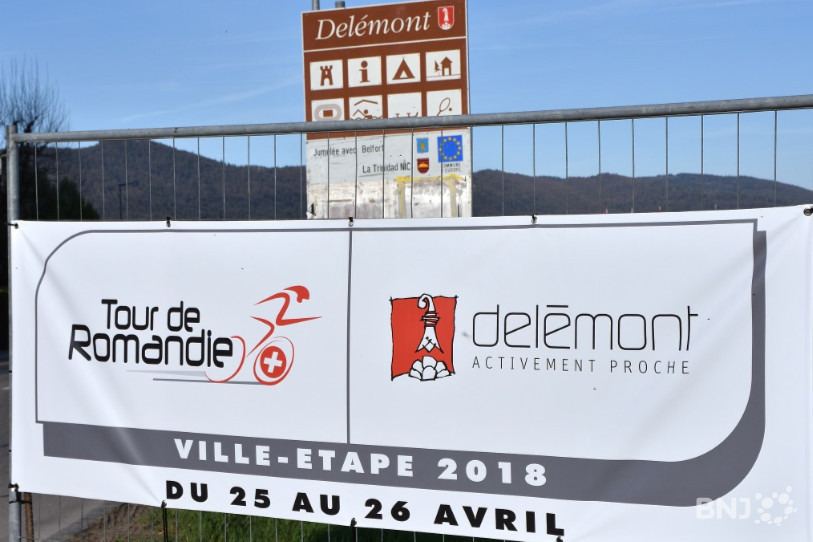 La ville de Delémont va vibrer durant deux jours aux coups de pédale des meilleurs cyclistes de la planète (photo : Georges Henz)