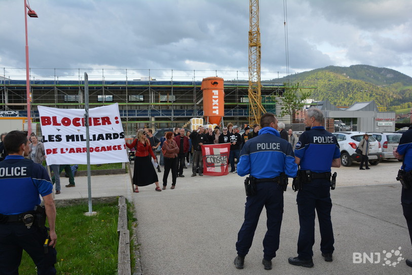 Manifestation contre Blocher 