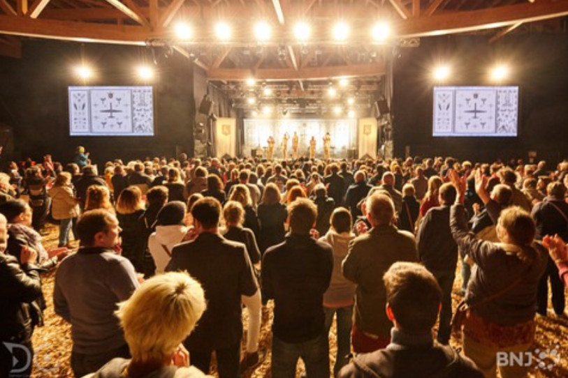 Le groupe Kadebostany sur la scène du Rock altitude festival lors de l'édition 2016. (photo: archives, Damien Carnal)