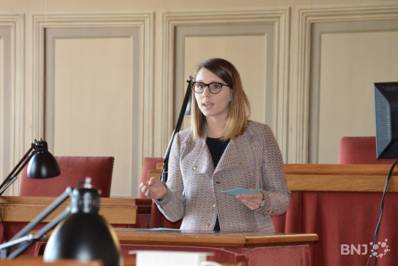 Amélie Morleo, avocate stagiaire dans le canton de Neuchâtel, a séduit le jury vendredi avec sa plaidoirie.