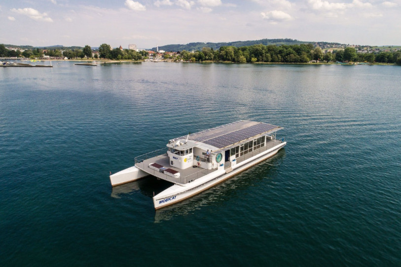 Les bateaux de la BSG, comme par exemple le Mobicat, reprendront du service dès samedi. (Photo : Navigation lac de Bienne)