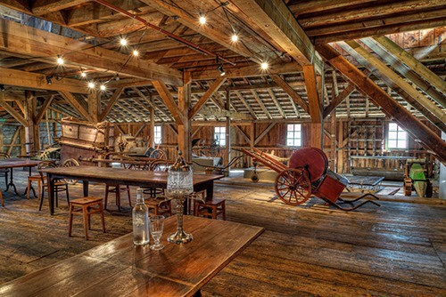 L'intérieur du séchoir. Photo : Cécile Clémence