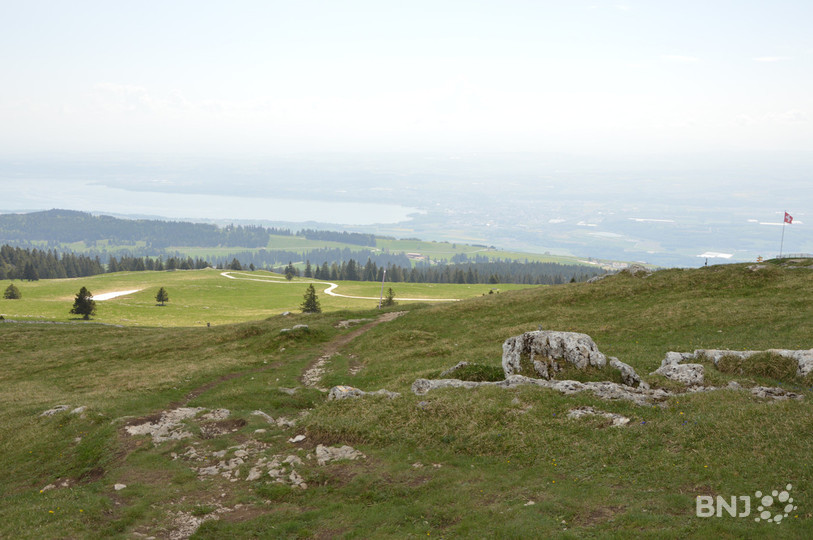 Vue prise du sommet du Chasseron.