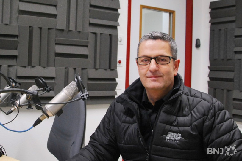 Gérard Scheidegger à l'heure de l'interview dans les studios de RTN.