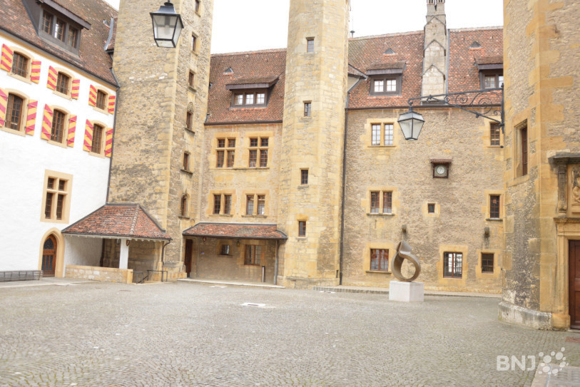 Le Château de Neuchâtel où est logée une partie des services de l'Etat. 