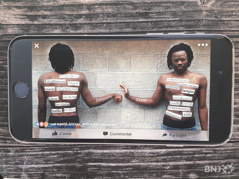 L'une des affiches imaginée par les élèves du CEFF Santé-Social