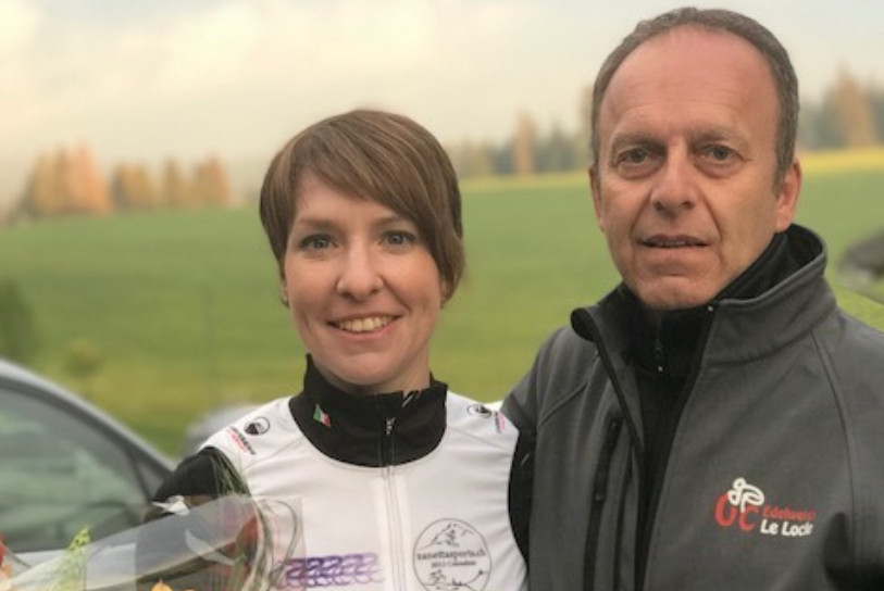 Crystel Matthey du Zeta cycling club s'est imposée chez les dames.