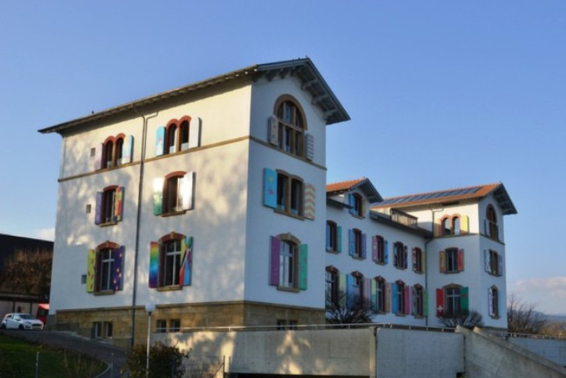 Le site de Belmont, à Boudry, où se trouve la direction et l'administration de la fondation L'Enfant c'est la vie. (Photo d'archives).