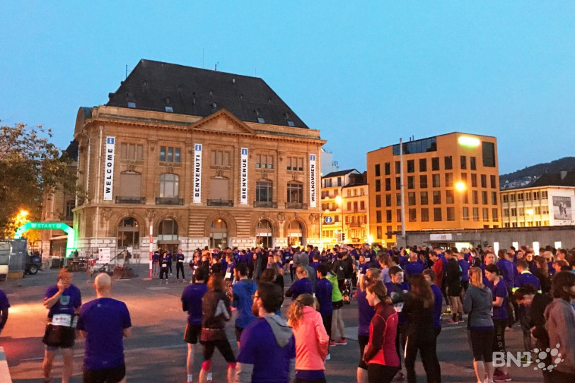 Dès 5 heures du matin, les coureurs se sont retrouvés sur la Place du Port.