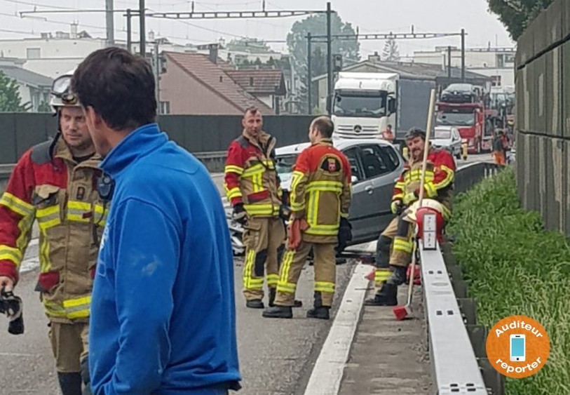 L'accident a nécessité une forte mobilisation des services de secours