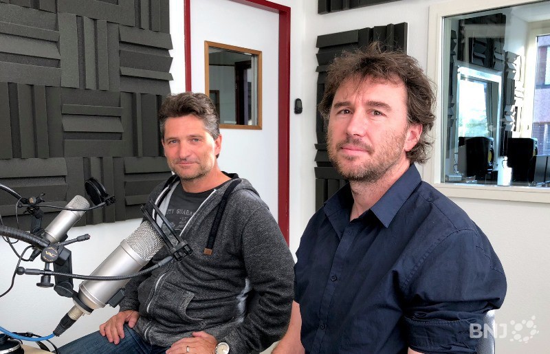 Daniel de Martini (à gauche sur la photo) et Sébastien Giovannoni, invités de la Matinale RTN.