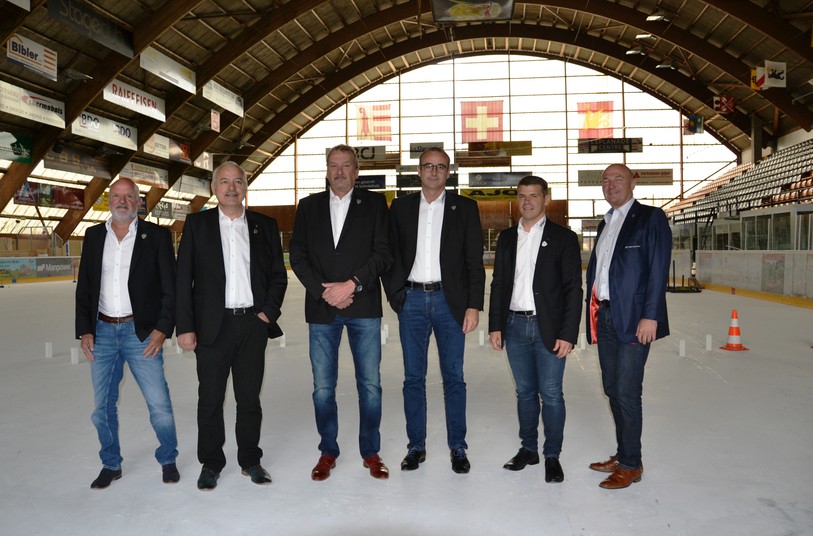Les responsables du HC Ajoie et de la National League