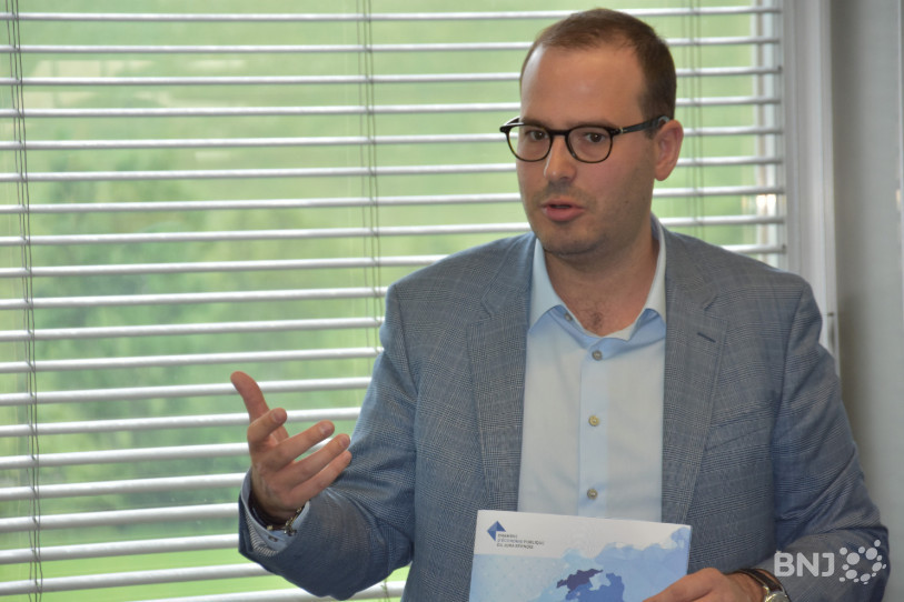 Patrick Linder, le directeur de la Chambre d'économie publique du Jura bernois (CEP), a présenté la « stratégie économique 2030 du Jura bernois ».