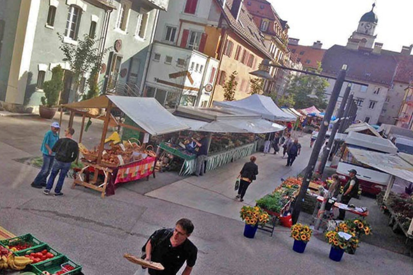 La place de la Carmagnole. (photo: Ville de La Chaux-de-Fonds)