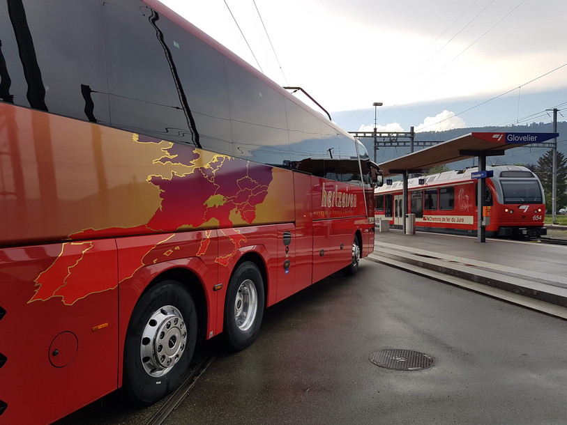 La reprise de novicar sera effective au 1er juin (photo: Chemins de fer du Jura)