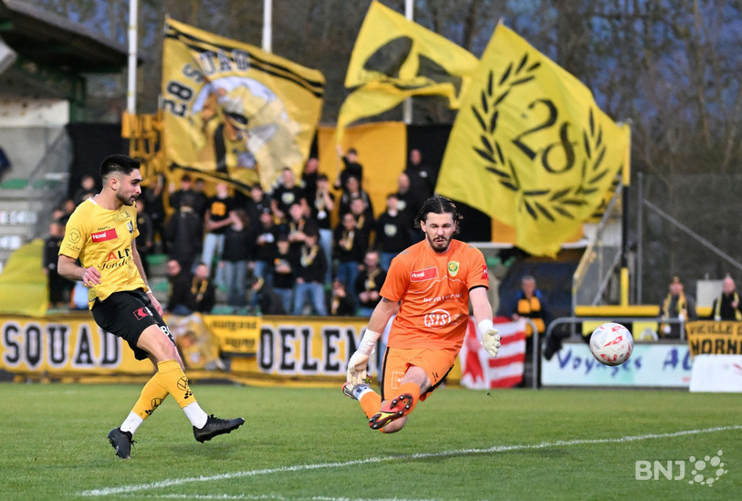 Süleyman Türkes a fait preuve de sang-froid à la 38e pour inscrire le seul but du match contre Kriens. (Photo : Georges Henz).