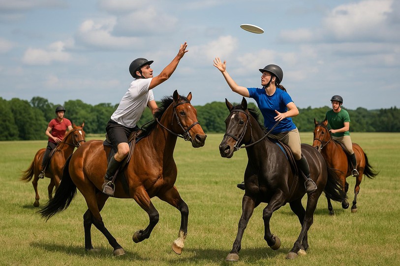 On vous propose une version « montée » de l’Ultimate frisbee.