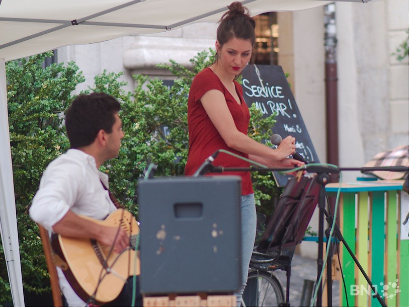 Il y avait des musiciens partout en ville de Neuchâtel.
