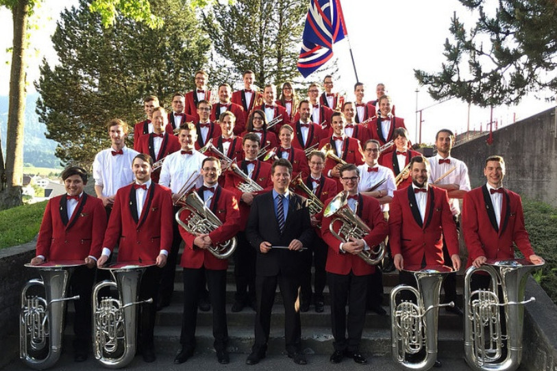Le brass band MG Reiden, du canton de Lucerne, était l'invité de cette édition. (Image: FFA)