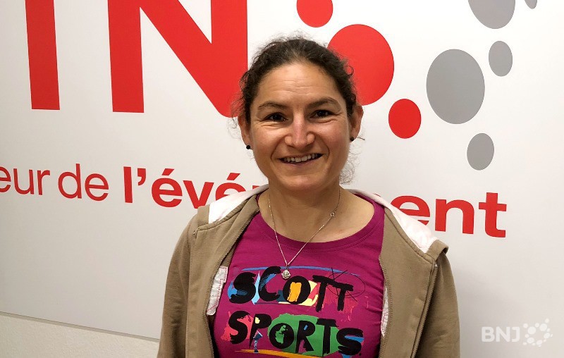 Florence Darbellay dans les studios RTN.