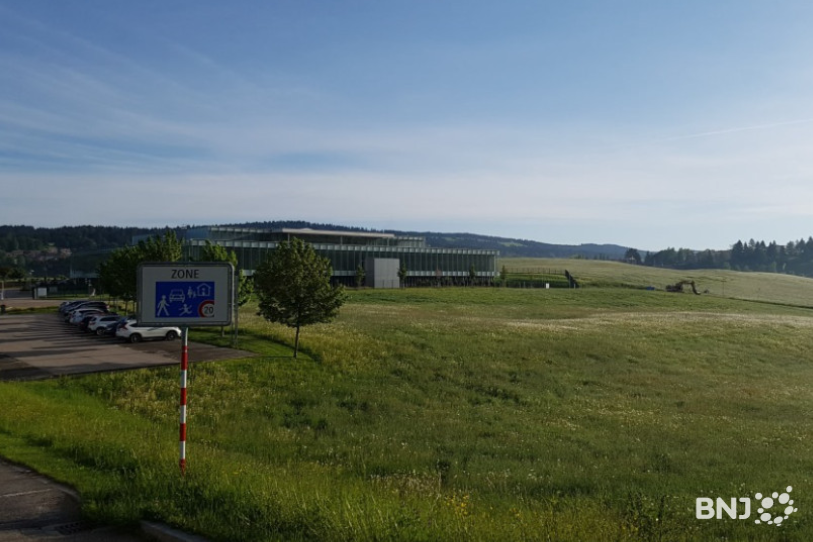 La nouvelle usine d'Audemars-Piguet devrait sortir de terre à côté de l'usine Cartier, soit sur le côté droit de l'image.