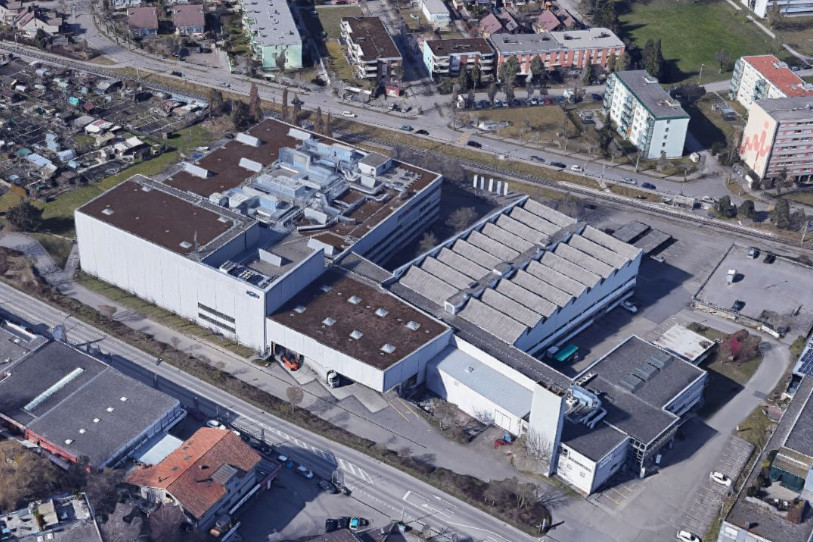 Mikron souhaite dynamiser ses locaux de la route d'Ipsach, à Nidau. (Photo: Google Maps)