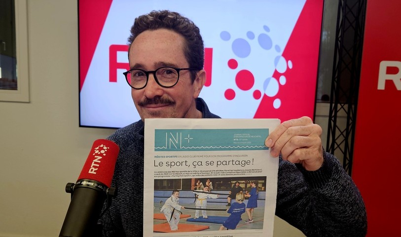 Emmanuel Gehrig, nouveau chef du service de la communication de la Ville de Neuchâtel, dans « La Matinale ».
