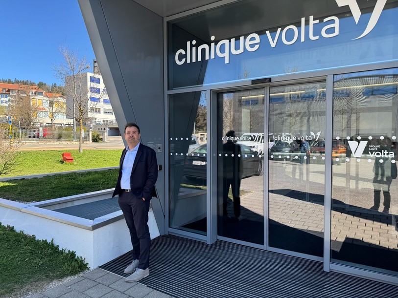 Arnaud Violland, directeur du Groupe Santé Volta, explique que la clinique restera ouverte malgré le déplacement de ses activités de chirurgie.