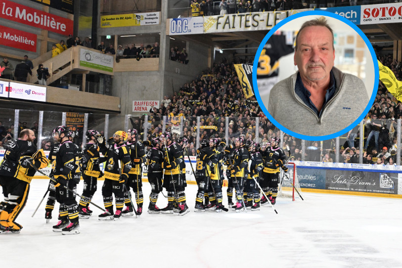 Le président du HC Ajoie, Patrick Hauert, revient sur le maintien du club en National League et se projette sur son avenir. (Photo : Georges Henz).