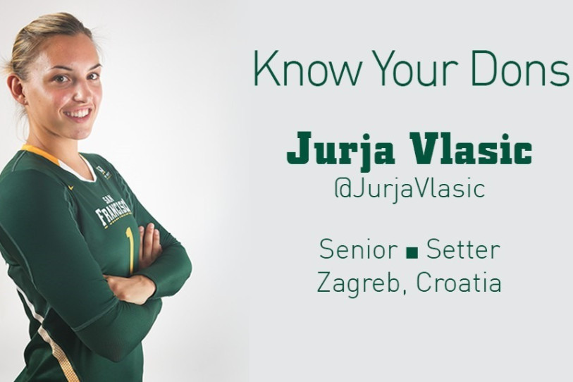 Jurja Vlasic est passée par l'équipe de Beach Volley des Dons de San Francisco. Photo : usfdons.com