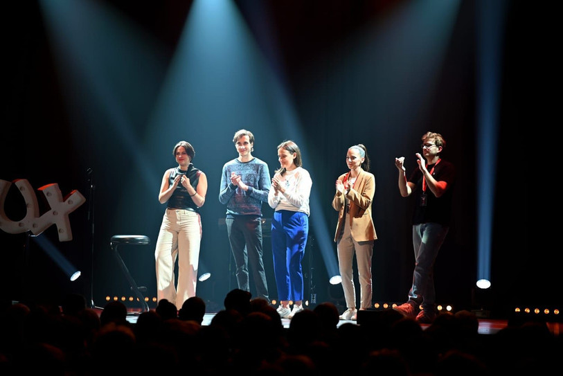 La soirée comedy club, mercredi, a particulièrement bien marché selon les organisateurs. (Photo : Rires sur Lajoux.)