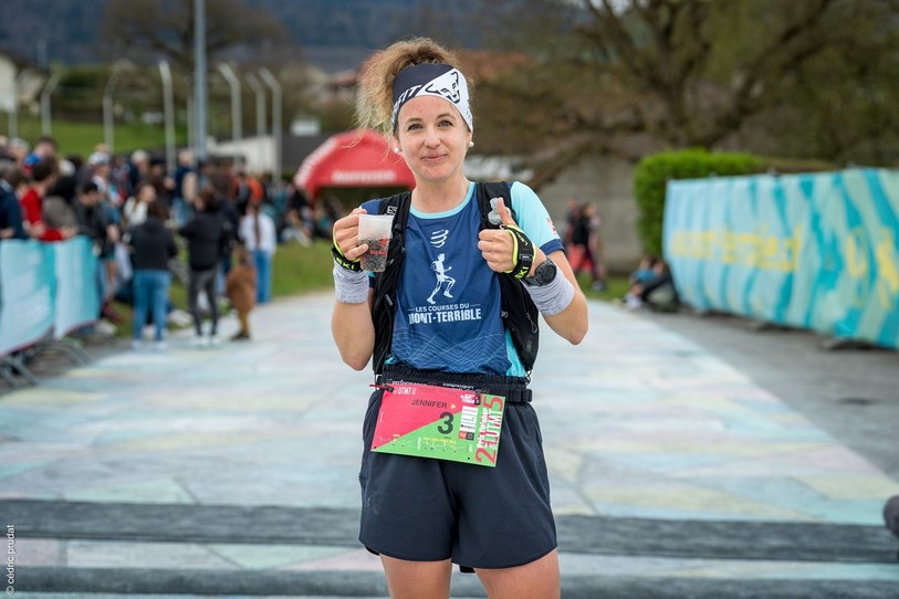 La Vadaise Jennifer Wittmer a remporté l'Ultra Trail de 106 km pour la deuxième fois. (Photo : Cédric Prudat)