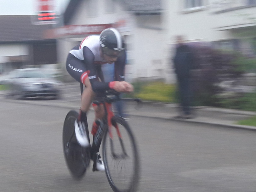 Marc Dubois, pendant la course
