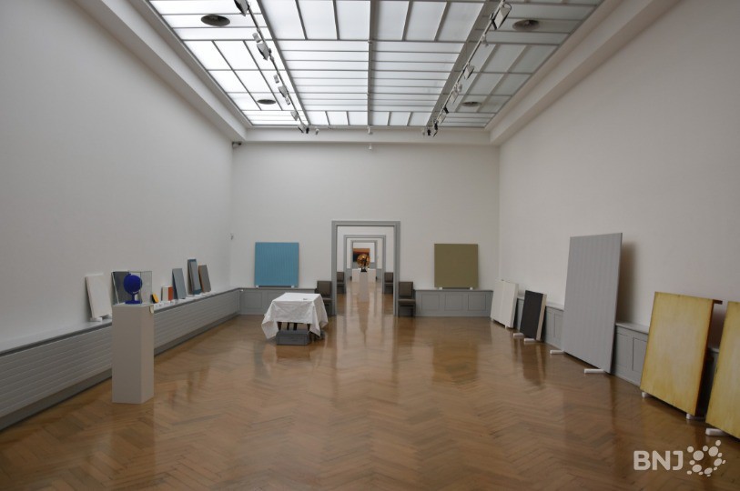 Les salles du Musée des Beaux-Arts de La Chaux-de-Fonds sont en plein réaménagement pour accueillir les expositions temporaires pendant les travaux de rénovation au rez-de-chaussée.