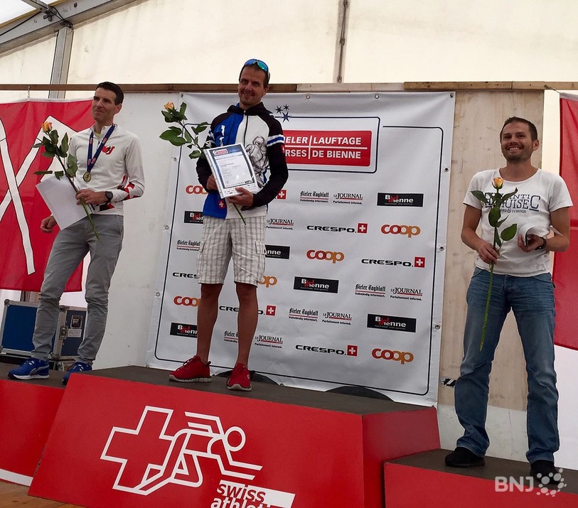 100 km Bienne 2018, Rolf Thallinger, Hermann Achmüller, Matthias Christen