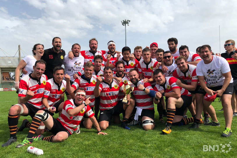 Les joueurs de Neuchâtel rugby évolueront en Ligue nationale A la saison prochaine.