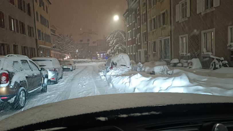 Durant la période de Noël, 50cm de neige sont tombés en l'espace de 48h sur la Métropole horlogère. (Photo : service de la voirie de La Chaux-de-Fonds)  