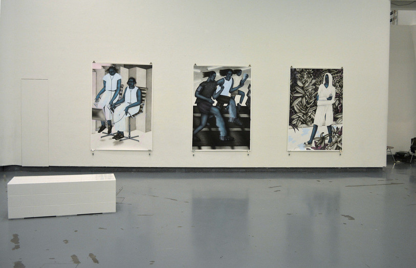 Les œuvres de Céline Ducrot (ci-dessus) et de Senta Simond sont exposée à Bâle en parallèle d'Art Basel. (Photo: Céline Ducrot)