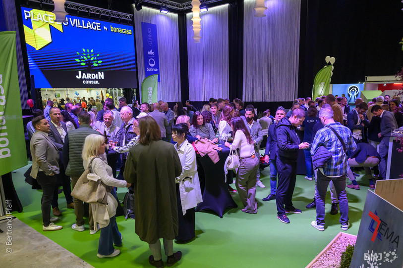 L'édition 2025 du Salon de l'immobilier neuchâtelois (photo : Bertrand Pfaff).