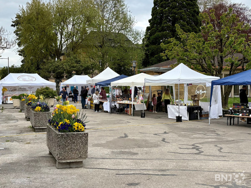Près de 35 stands sont présents cette saison 2025 du Marché de Boudry