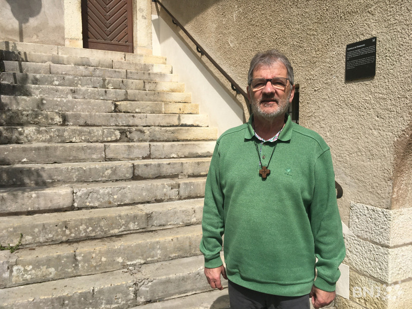 Bernard Miserez, recteur de Notre-Dame du Vorbourg, a suivi les funérailles du pape François à la télévision.