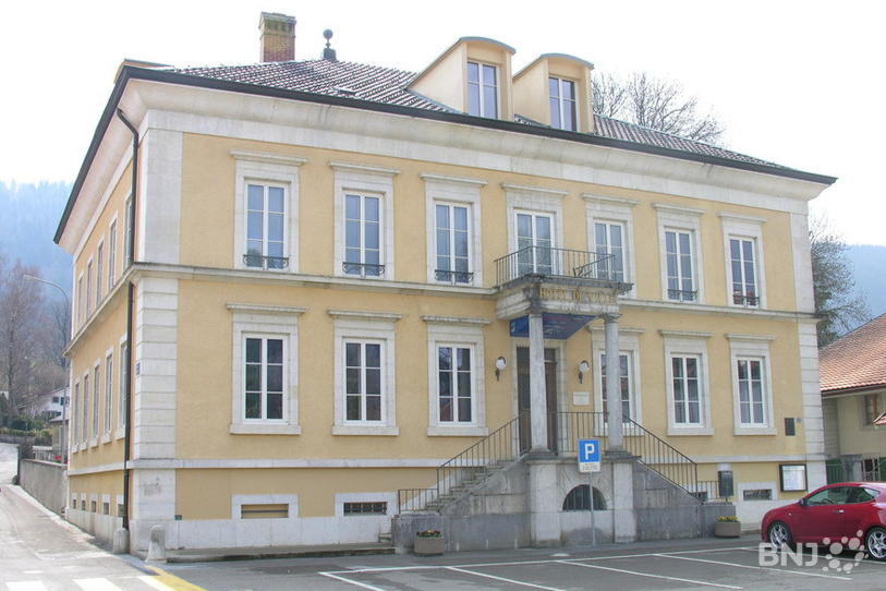 L'Hôtel de ville de Fleurier.
