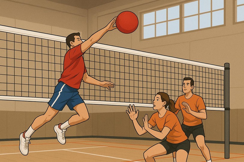 Avec cette nouvelle version de la balle piquée il faudra bien savoir jouer des mains. Et des pieds aussi.