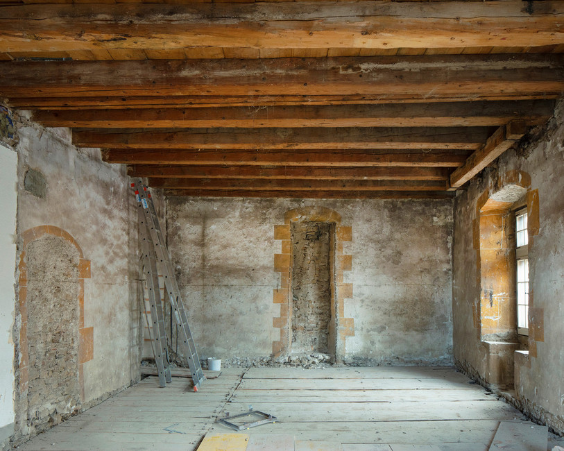 Un bâtiment déjà mis sous protection a révélé de nouveaux trésors à Corcelles. (Crédits photos : OCPI, office cantonal du patrimoine bâti et immatériel)
