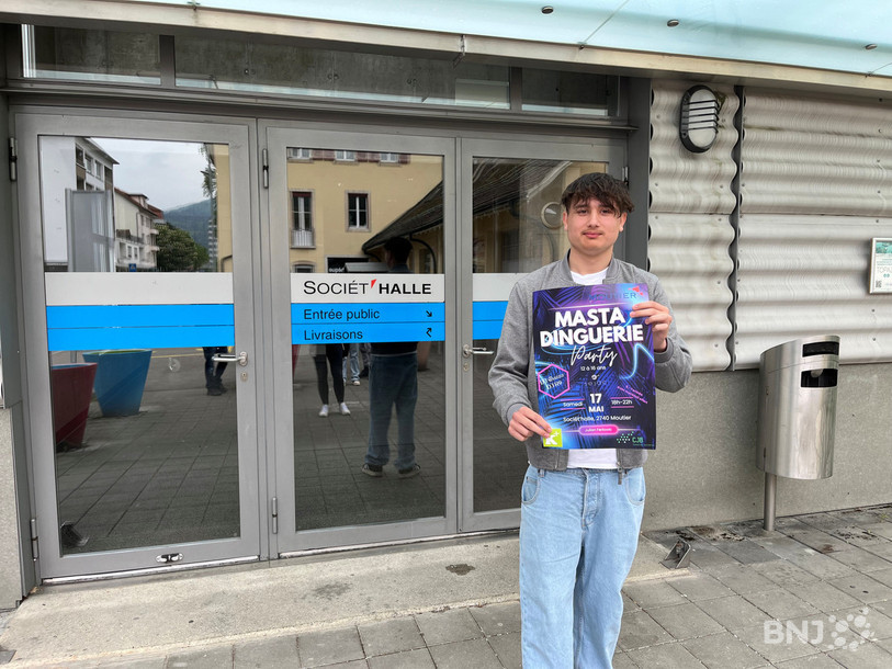 Pour Julian Ferkovic, 17 ans, c’est une première expérience dans l’organisation de soirée, mais sans doute pas la dernière.
