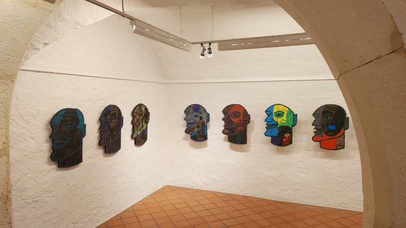 L'exposition de Stéphane Montavon à la galerie du Caveau à St-Ursanne