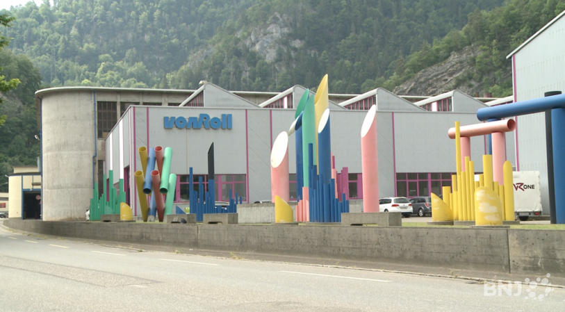 L'usine VonRoll à Choindez.